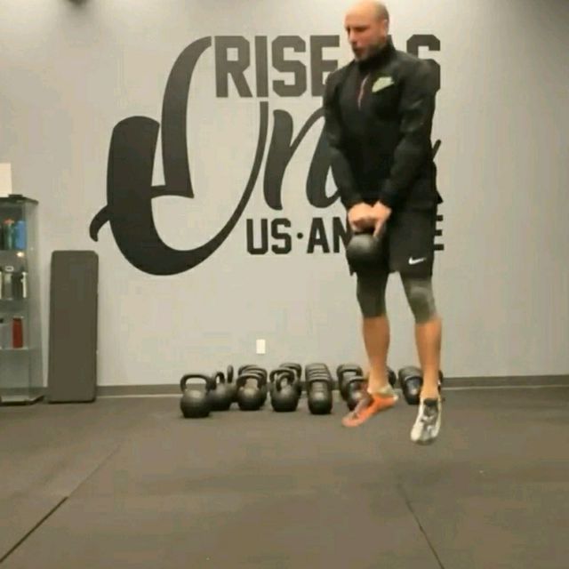 Kettlebell Deadlift Jump by Reese Dawson Exercise Howto Skimble