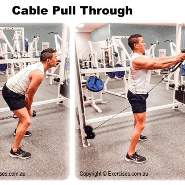 Cable Shoulder Pull Through by Martel Berry Exercise Howto Skimble