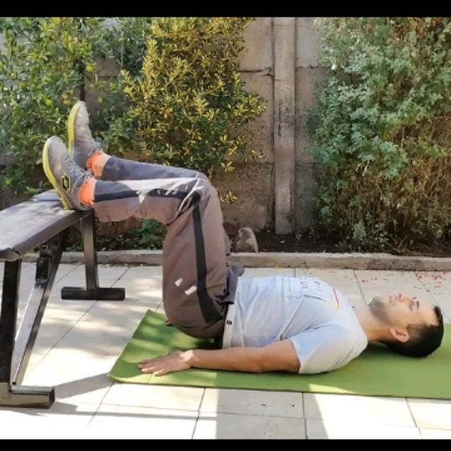 SL Elevated Feet Glute Bridge by Francisco Perez Ejercicio Cómo