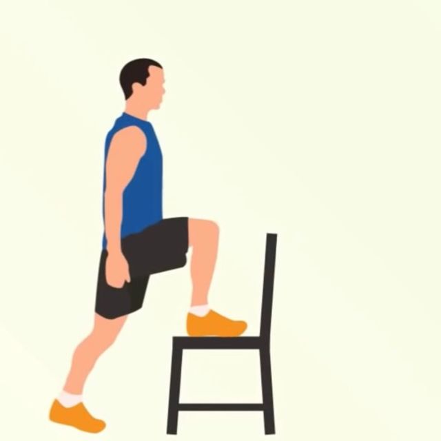 Step Ups Tap Downs by Melissa Leng Exercise Howto Skimble