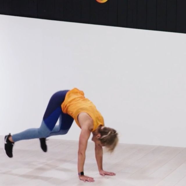 Burpee To Broad Jump Shuffle by Vera Maxakova Exercise Howto Skimble