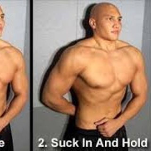 Stomach Vacuum by Coach Reggie ) Exercise Howto Skimble