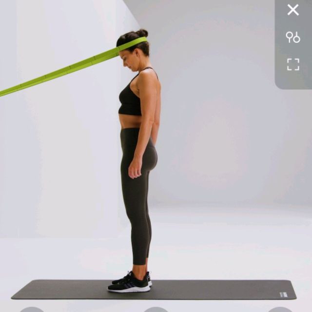 Neck Stretch With Band by Rajeswari D. Exercise Howto Skimble