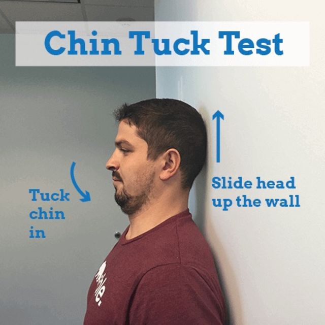 Chin Tuck by Andrew Richard Exercise Howto Skimble
