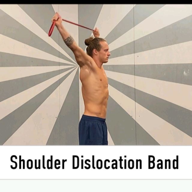 Shoulder Dislocation Band by Alex 🌊. Exercise Howto Skimble