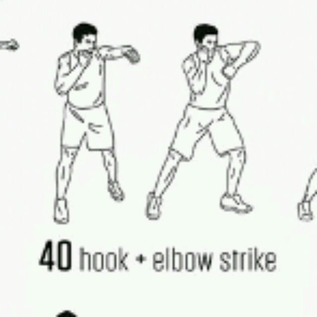 Hook & Elbow Strike Exercise Howto Workout Trainer by Skimble