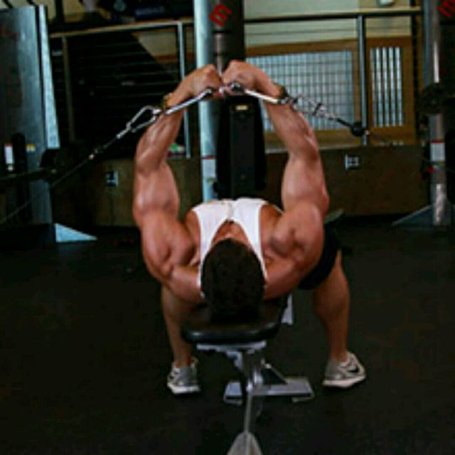 FLAT BENCH CABLE Flyes by Trent C. Exercise Howto Skimble