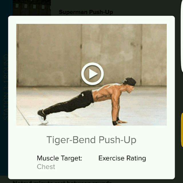 Tiger Bend Push Ups Exercise Howto Workout Trainer by Skimble