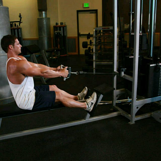 Seated Cable Rows by Silas Eisenback Exercise Howto Skimble