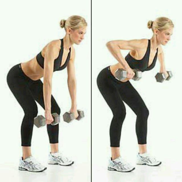 Dumbbell Row To Reverse Fly por Alicia Rodriguez Ejercicio Cómo