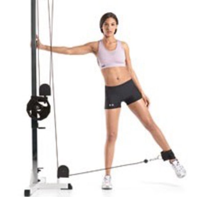 Cable Hip Abductions Exercise Howto Workout Trainer by Skimble