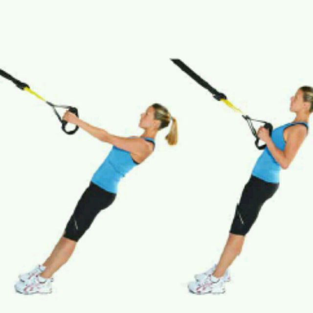 Suspension Rows Exercise Howto Workout Trainer by Skimble