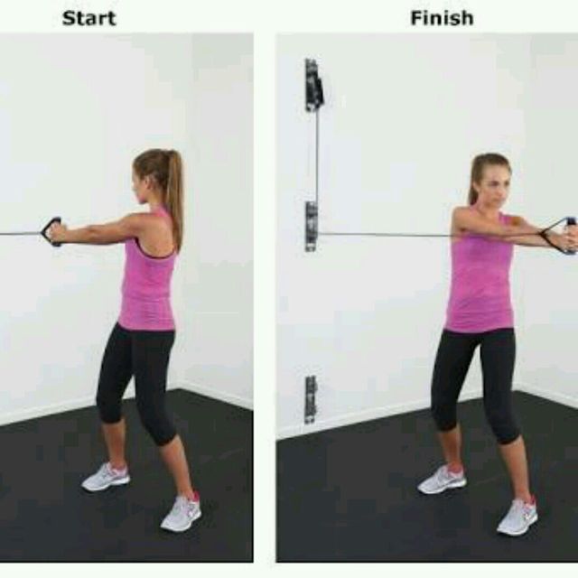 Trunk Rotations Resistance Band by Michelle Oliveira Exercise Howto
