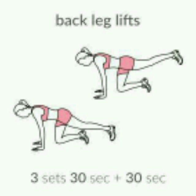 Back Leg Lifts Exercise Howto Workout Trainer by Skimble