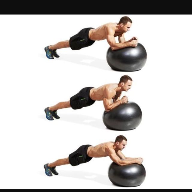 Yoga Ball Elbow Rows by Gary Gorospe Exercise Howto Skimble