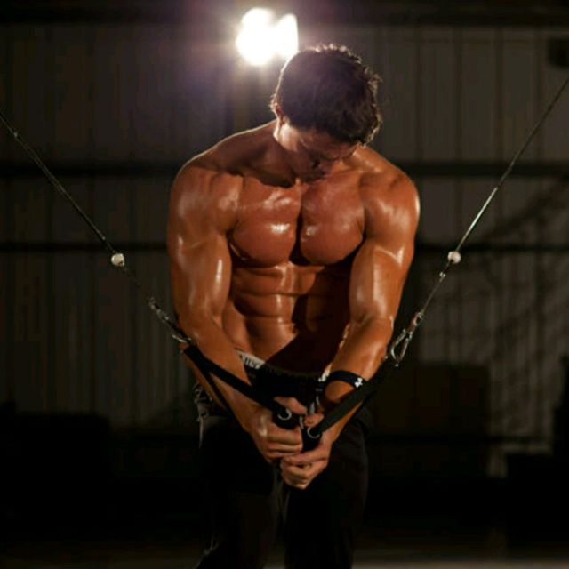 Singlearm Cable Crossover by Frank Partida Exercise Howto Skimble