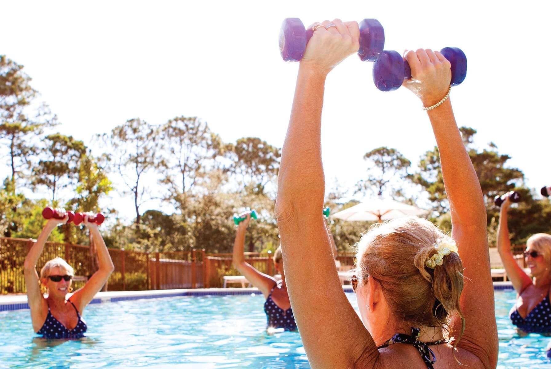 Burning Calories through Water Exercise