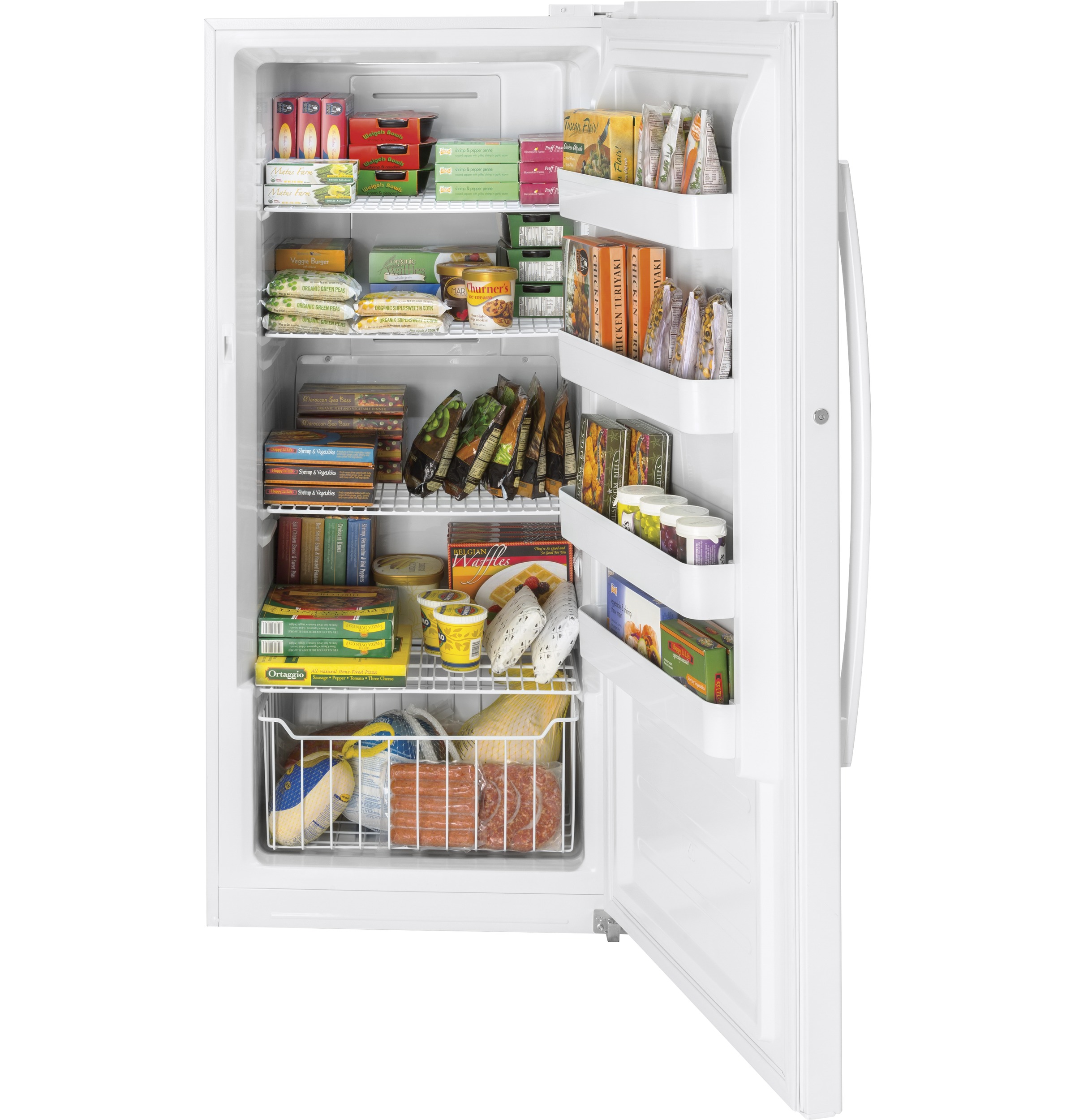 GE FUF14SMRWW GE® 14.1 Cu. Ft. FrostFree Garage Ready Upright FreezerFUF14SMRWW Bergeys
