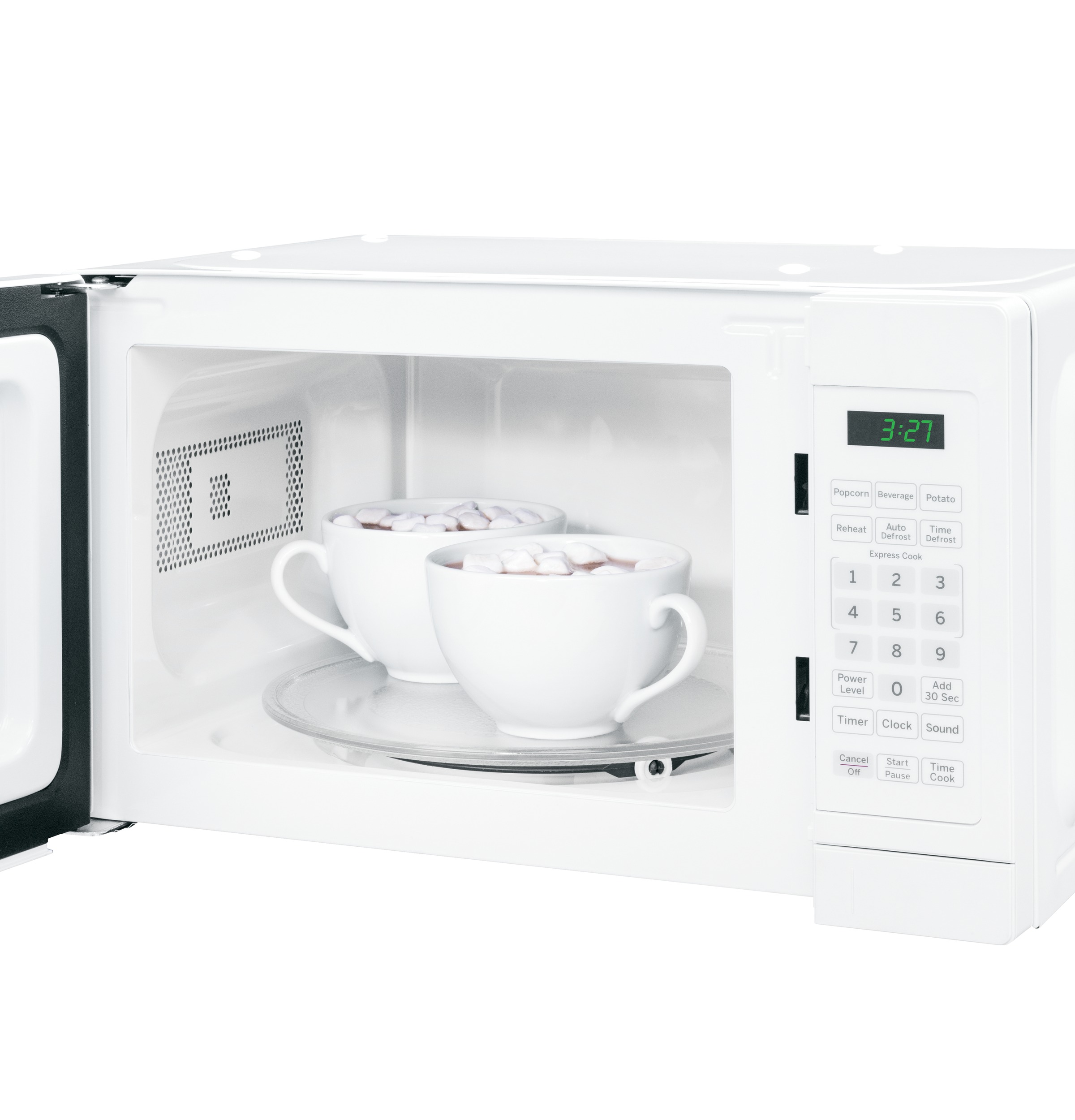 GE JEM3072DHWW GE® 0.7 Cu. Ft. Spacemaker® Countertop Microwave