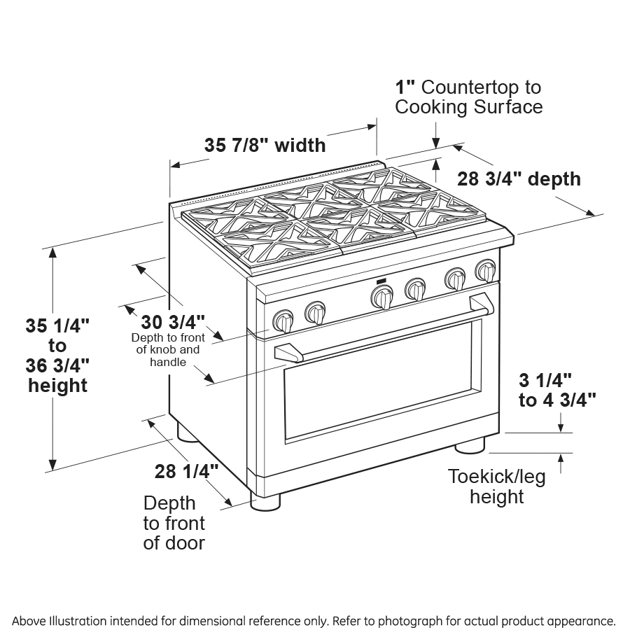 Cafe C2Y366P3MD1 Café™ 36" DualFuel Professional Range with 6