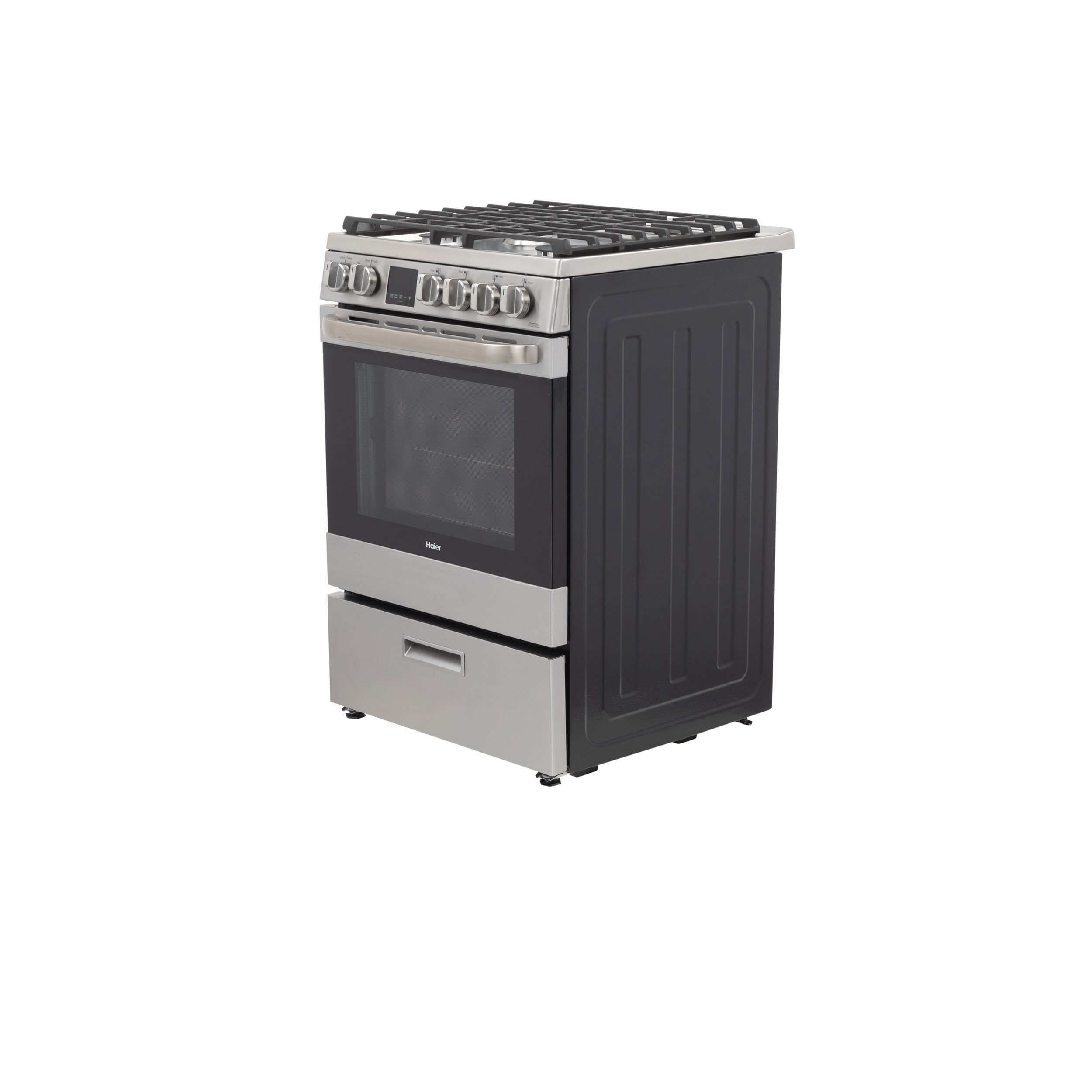 Haier QGAS740RMSS 24" 2.9 Cu. Ft. Gas FreeStanding Range with