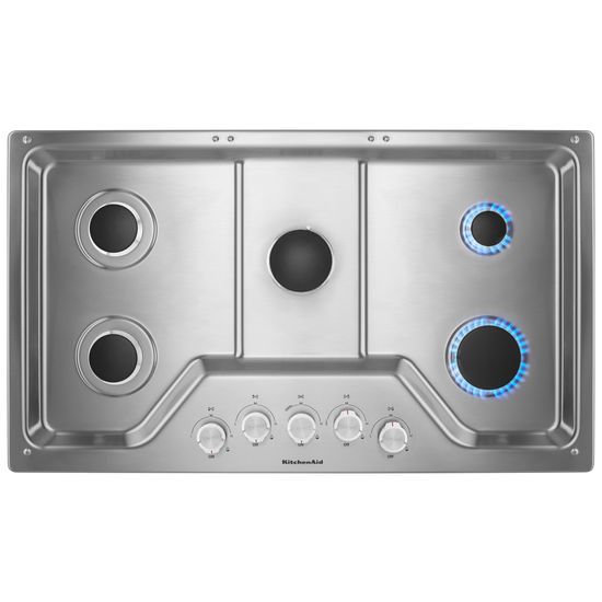 KitchenAid KCGS356ESS 36" 5Burner Gas CooktopKCGS356ESS