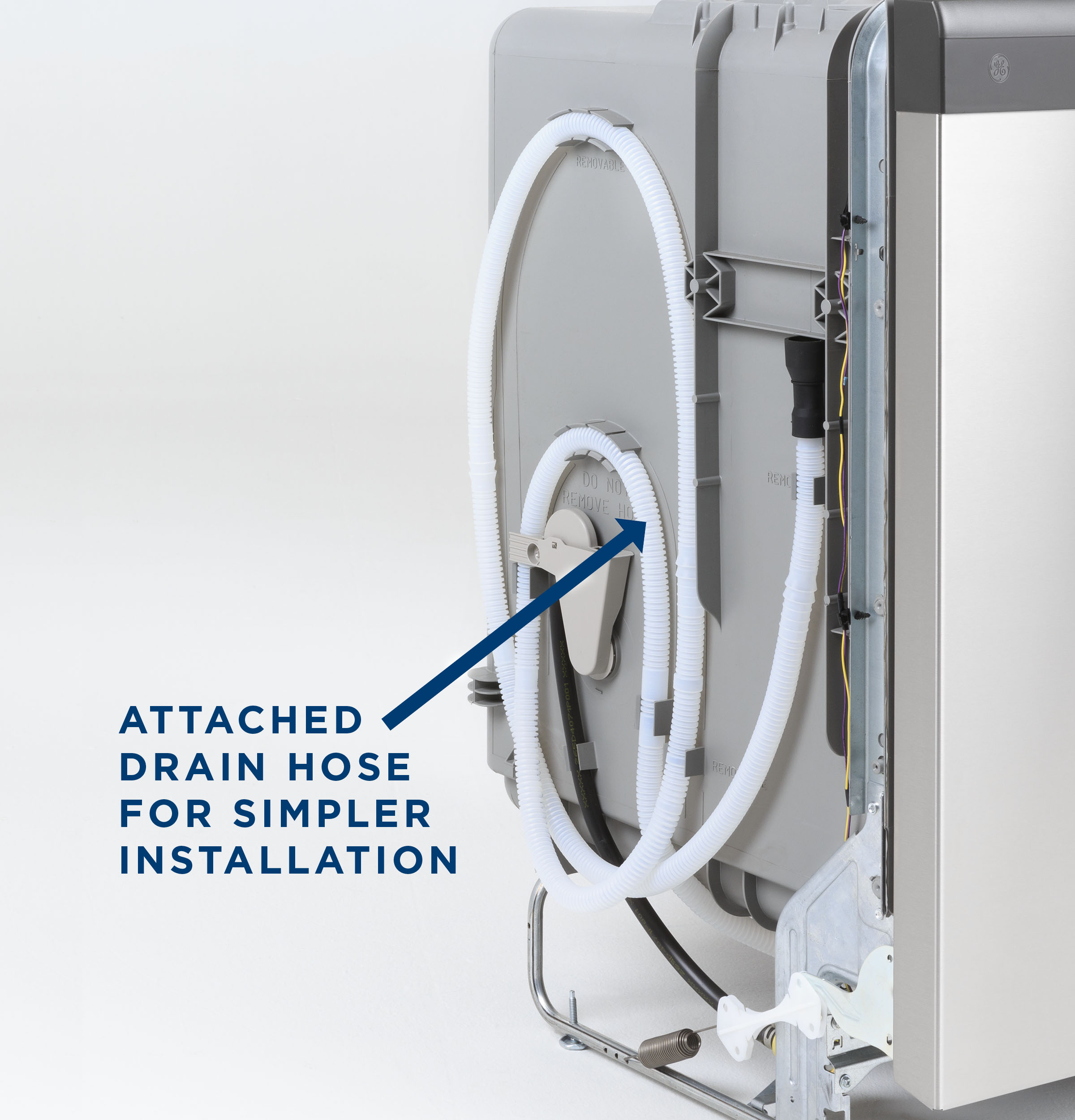 GE GDF535PGRWW GE® Dishwasher with Front ControlsGDF535PGRWW