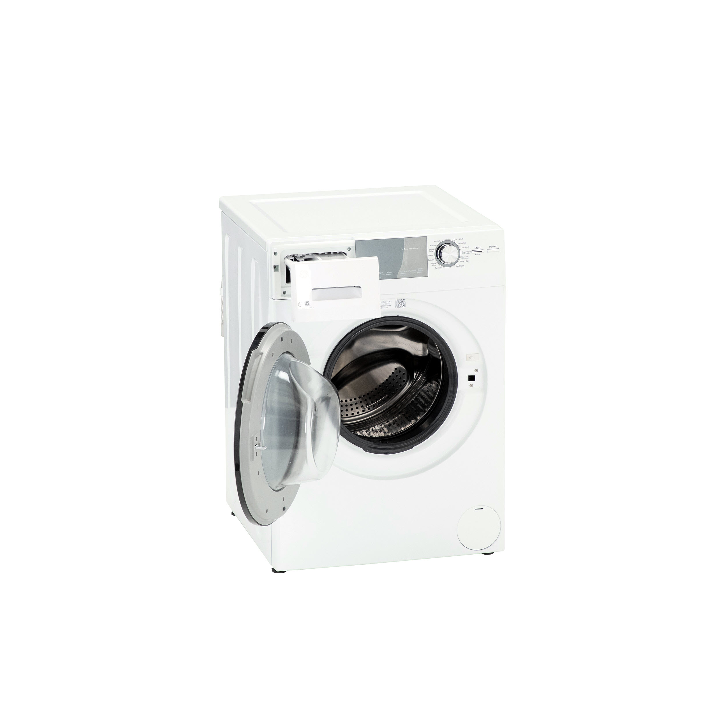 GE GFW148SSMWW GE® 24" 2.4 Cu. Ft. ENERGY STAR® Front Load Washer