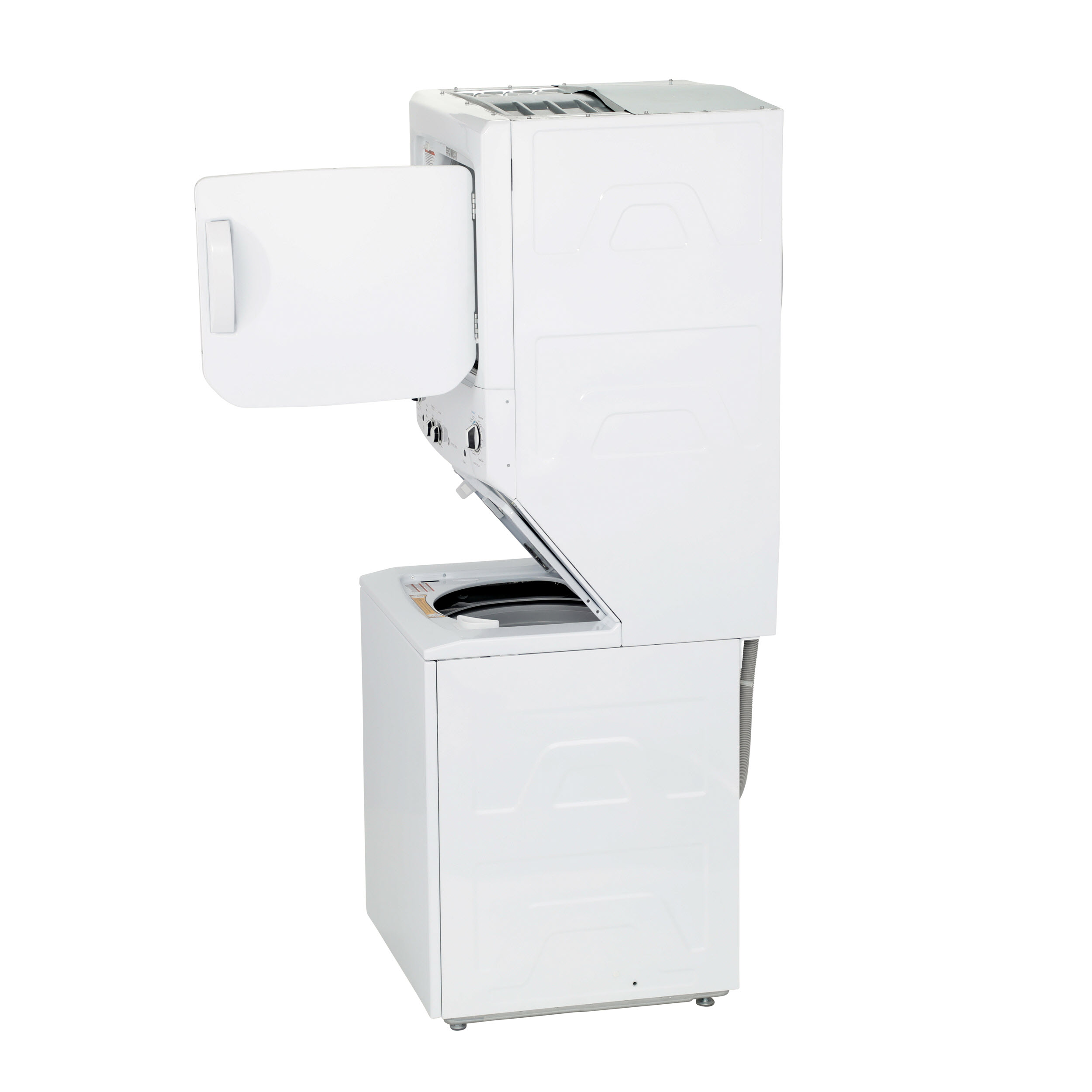 GE GUD27ESSMWW GE Unitized Spacemaker® 3.8 cu. ft. Capacity Washer with Stainless Steel