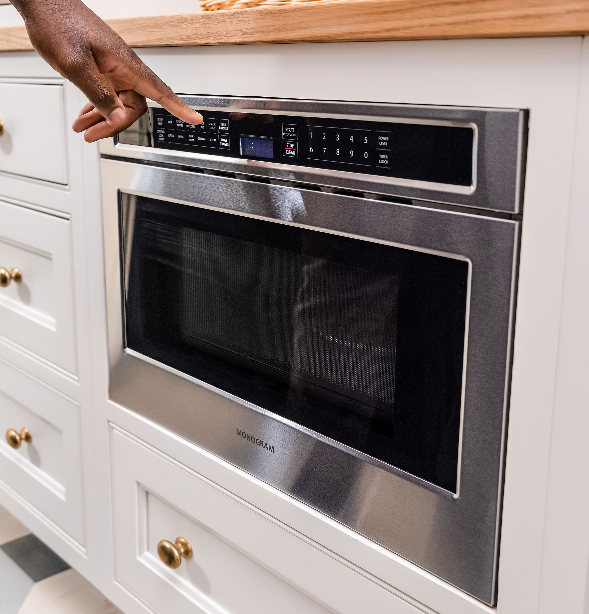 Monogram ZWL1126SJSS Monogram 1.2 Cu. Ft. Drawer Microwave