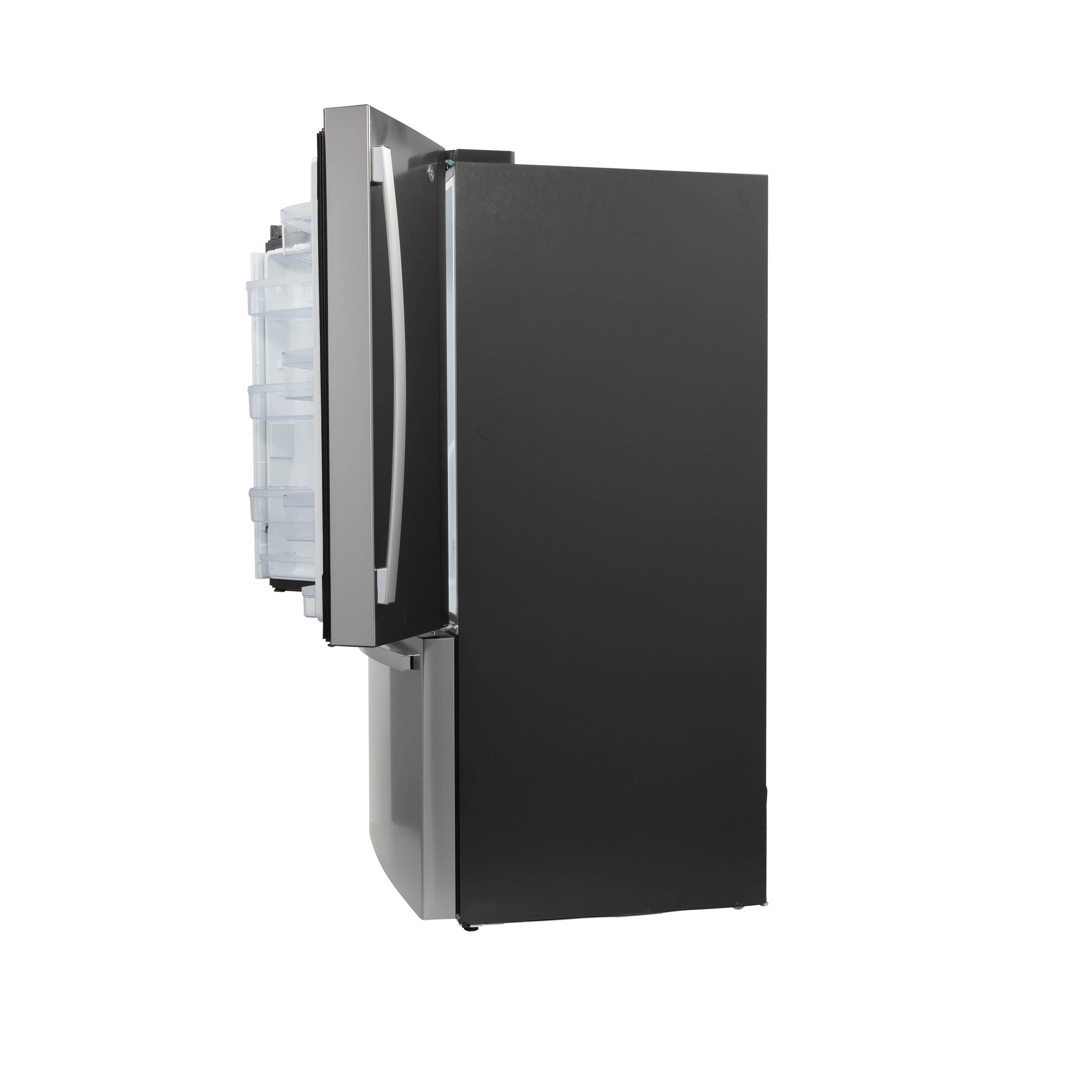 GE GNE27JYMFS GE® ENERGY STAR® 27.0 Cu. Ft. Fingerprint Resistant FrenchDoor Refrigerator