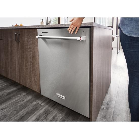 KitchenAid KDTE204KPS 39 dBA Dishwasher in PrintShield™ Finish with