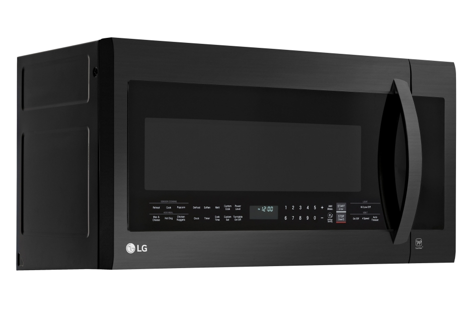 LG LMVM2033BM LG Matte Black Stainless Steel 2.0 cu.ft. Overthe