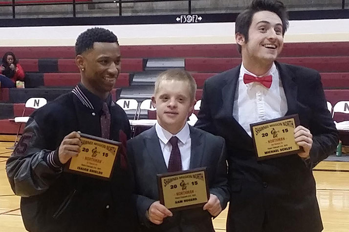Sam Rogers named 2015 Northman in honor given by senior class at SM North