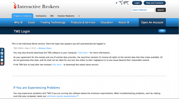 Individuals Interactive Brokers
