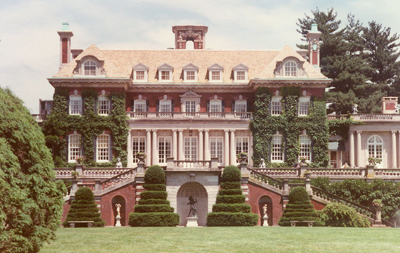 Their house was even more elaborate than I expected, a cheerful redandwhite Colonial