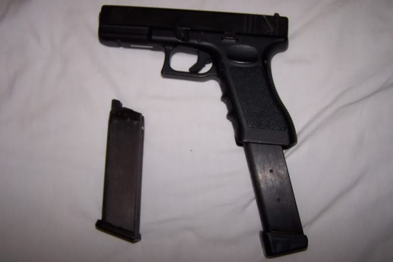 All my guns come with extends on it Repo by Meek Mill