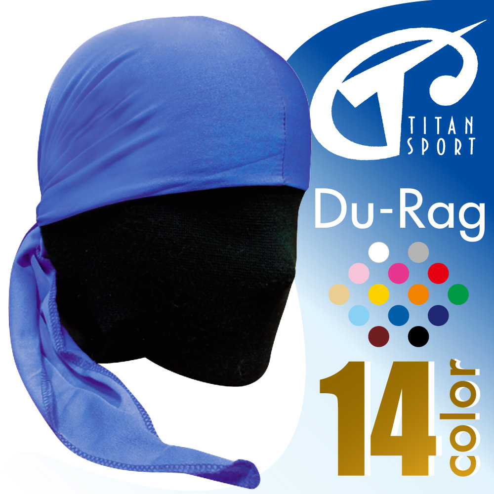 So with this simple piece of black cloth / Laying down.. Doo Rag