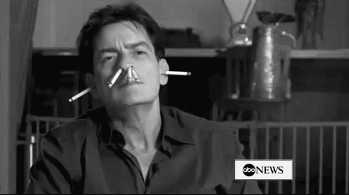 Bitch we do more coke then Charlie / Sheen Problem