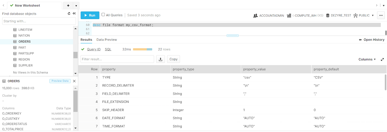 How To Create File Format In Snowflake?