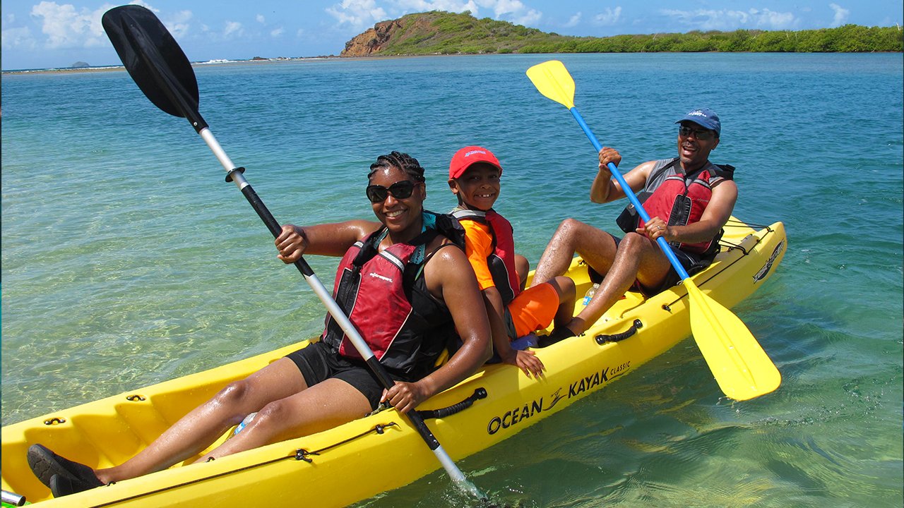 Kayak & Snorkel Guided Tour Cas Cay St Thomas USVI Mangrove Lagoon Virgin Islands Ecotours