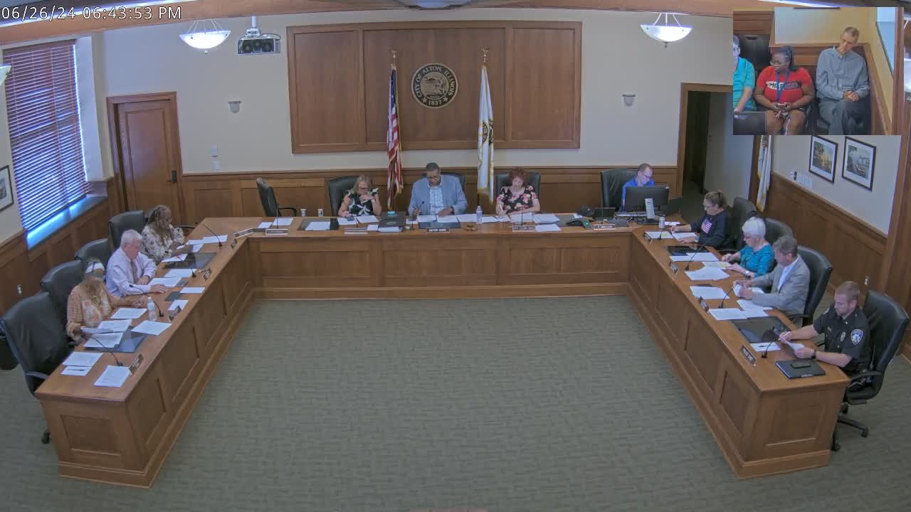 Alton City Council Meeting on Jun 26, 2024
