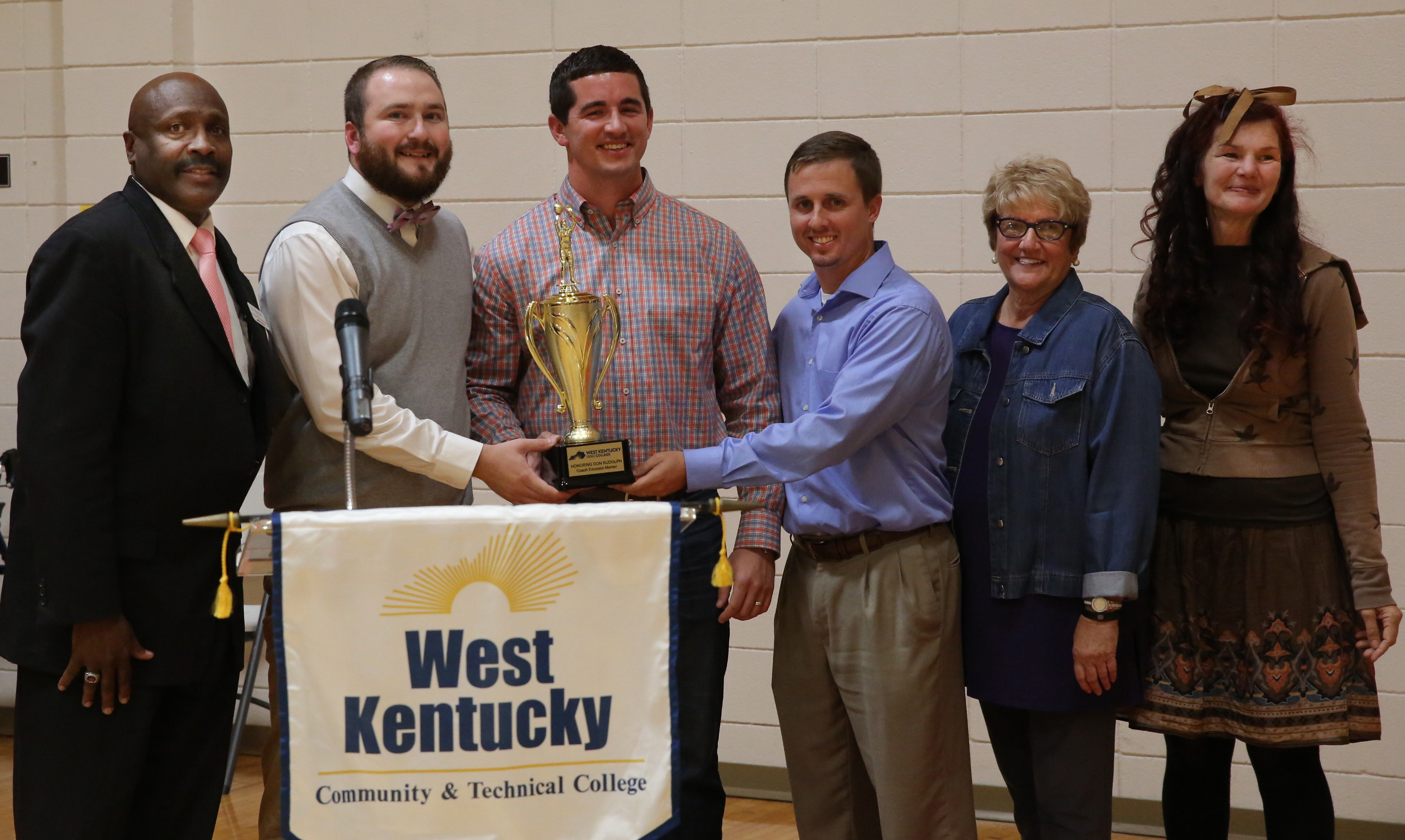 WKCTC Honored Donnie Rudolph at Basketball Season Opener
