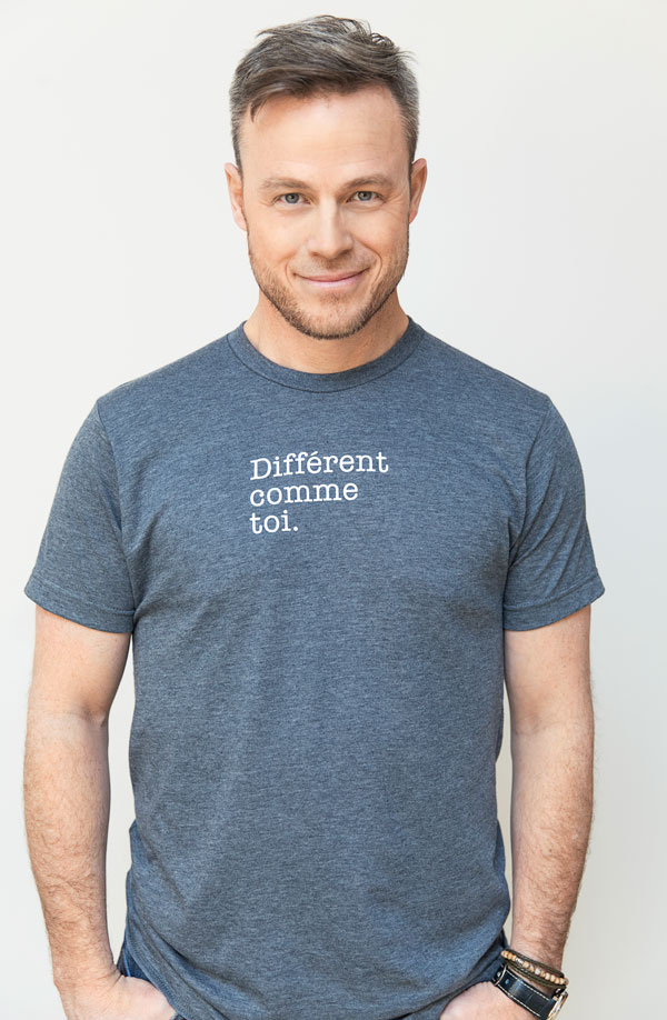 Nouveau tshirt Différent comme toi au profit de la Fondation Véro