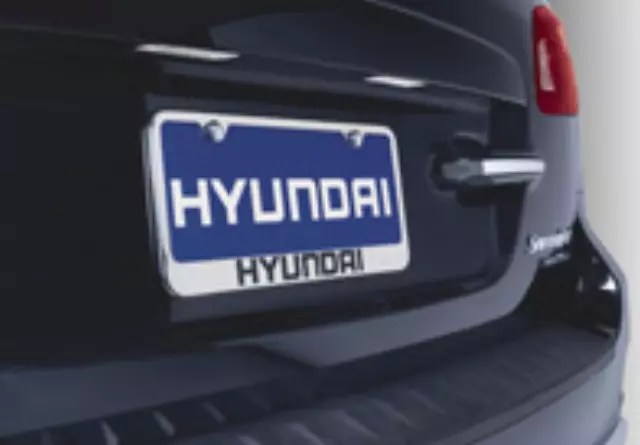 2009 – 2017 Hyundai License Plate Frame 00402-31918 2009 – 2017 Hyundai License Plate Frame 00402-31918