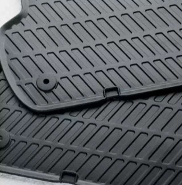 20112018 Audi A8 Quattro AllWeather Floor Mats Rear Lwb Black