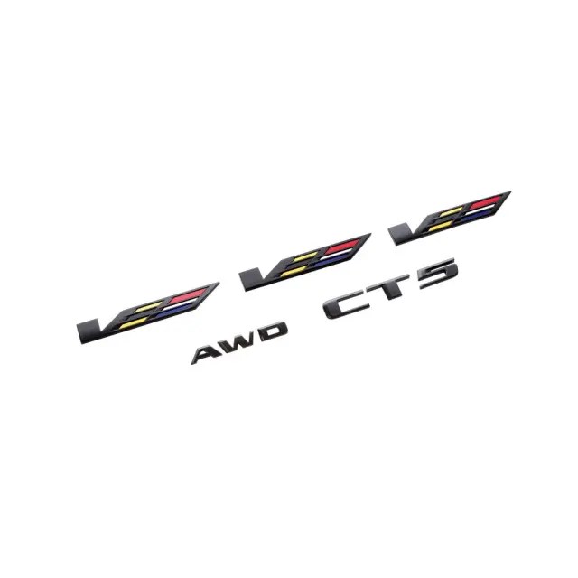 2020 – 2026 Cadillac Ct5 V-series Emblems – Black 86559610 2020 – 2026 Cadillac Ct5 V-series Emblems – Black 86559610