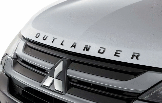 Genuine OEM Exterior, Emblem Hood, "Outlander" Part