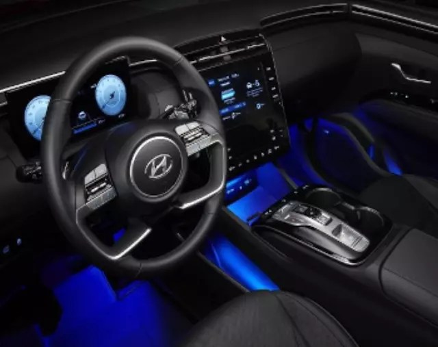 2022-2023 Hyundai Tucson Interior Lighting Kit Decorative & Ambient