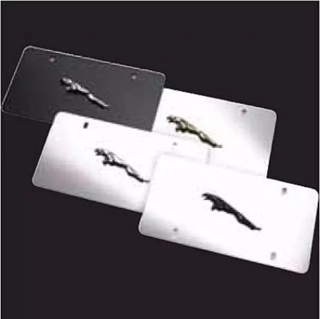 20162025 Jaguar License Plate Frame, Black Pearl Frame XR838397